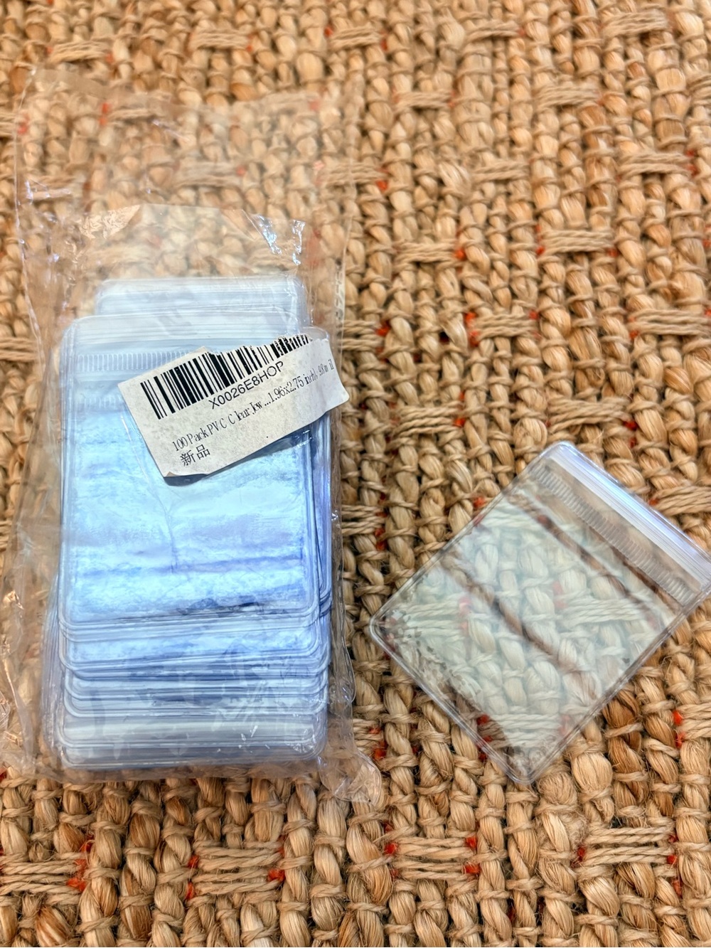 Clear Plastic Small Jewelry Storage Bags (Pack) - Transparent